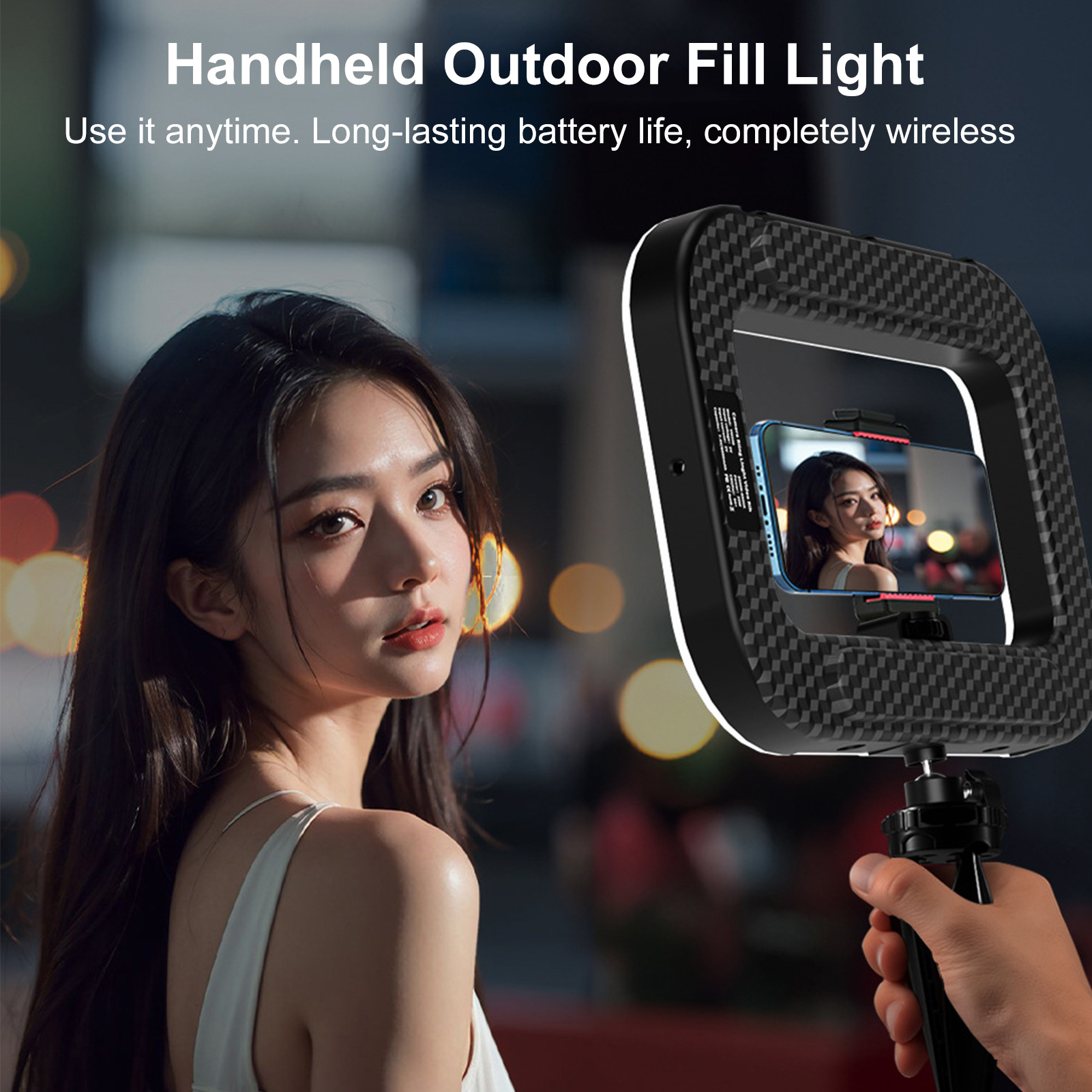 Photography Lighting Handheld - Перезаряжаемый ручной стабилизатор для телефона с