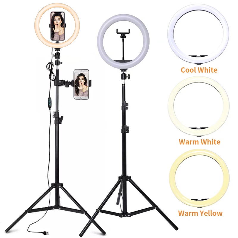 Photography Lighting System - Светодиодная кольцевая лампа для селфи 6/10/12