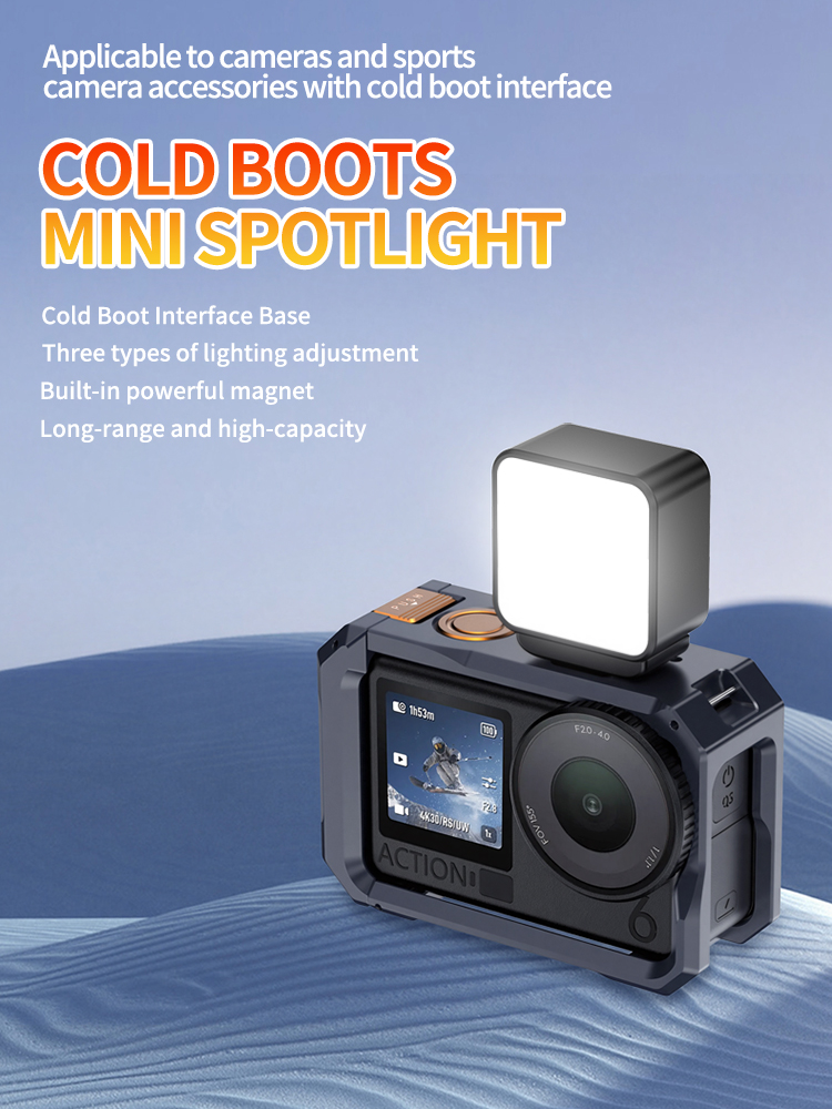 Photography Lighting Continuous - Магнитный мини-светодиодный видеосвет, 3-цветный перезаряжаемый заполняющий