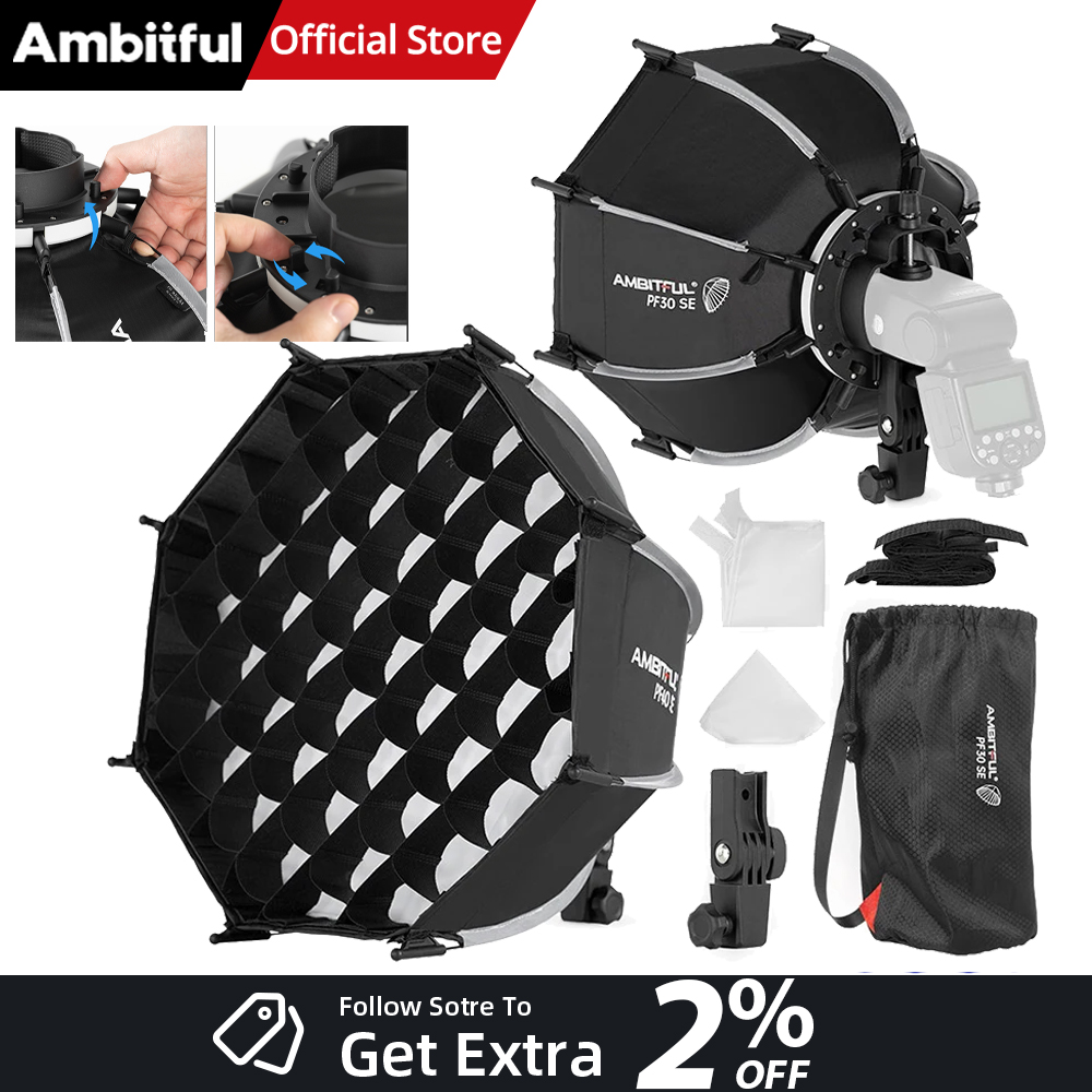 Godox Speedlite Flash - AMBITFUL PF30/PF40 30см/40см мини-софтбокс-зонт в форме