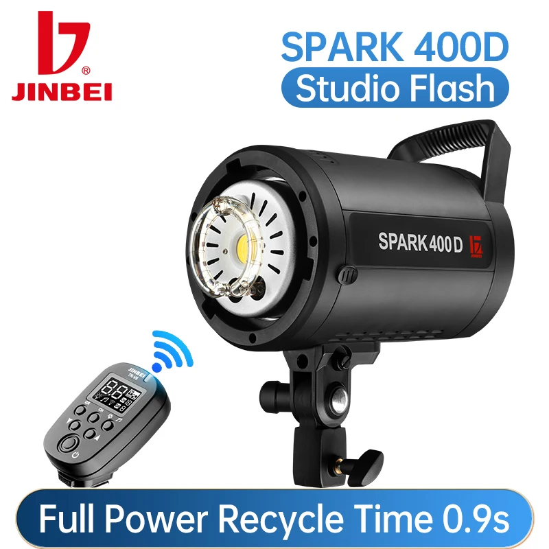 Photography Lighting For Clothing - Фотосветильник JINBEI SPARK400D 400W, студийная вспышка