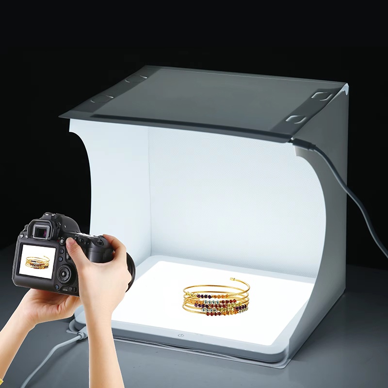 Photography Lightning - Портативная фотостудия 20 см, складная, со