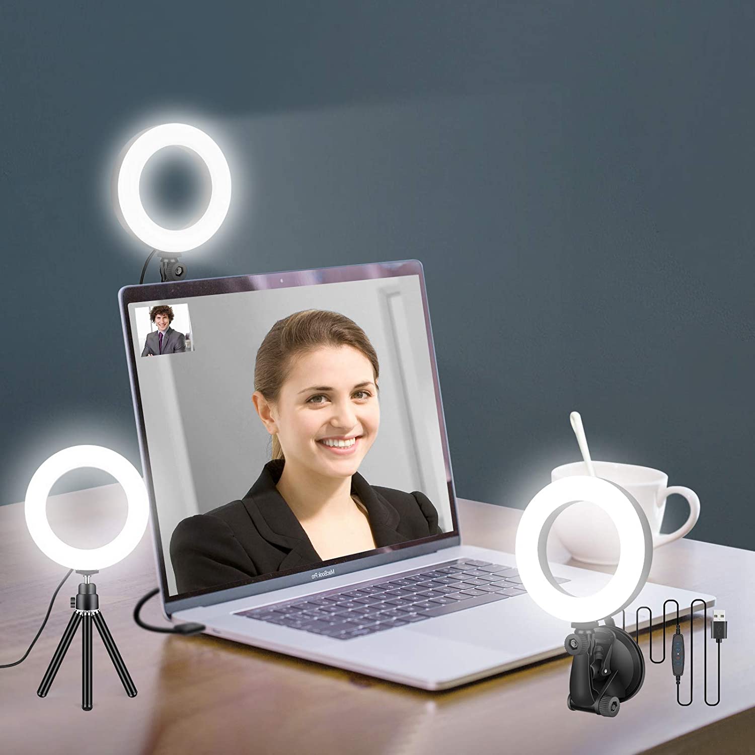 Photography Lighting Ring - Кольцевой светильник 16 см для встреч,