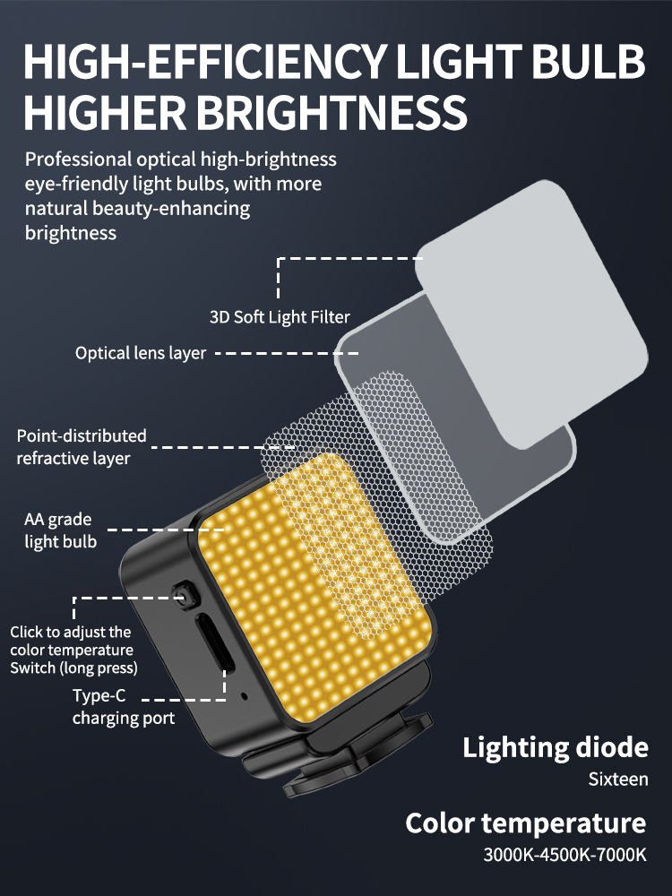 Магнитный мини-светодиодный ви – обзор и цена Photography Lighting Continuous