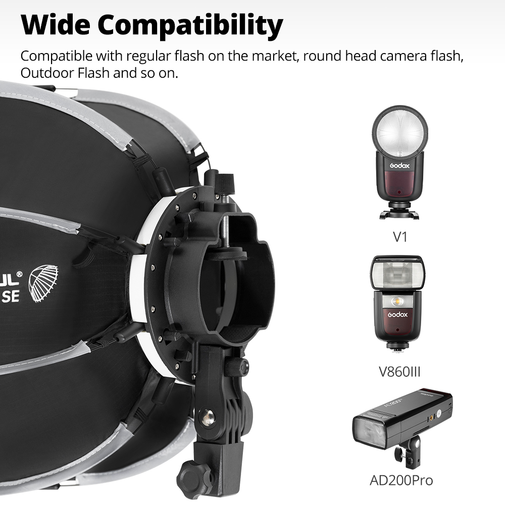 AMBITFUL PF30/PF40 30см/40см м – обзор и цена Godox Speedlite Flash