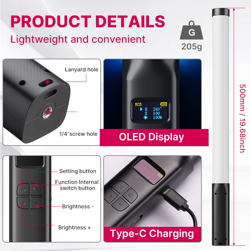 Ulanzi VL119 Ручной RGB Красоч – обзор и цена Photography Lighting System