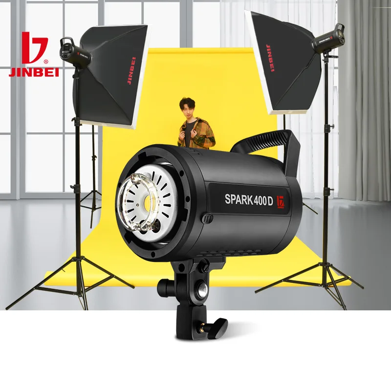 Фотосветильник JINBEI SPARK400 – обзор и цена Photography Lighting For Clothing
