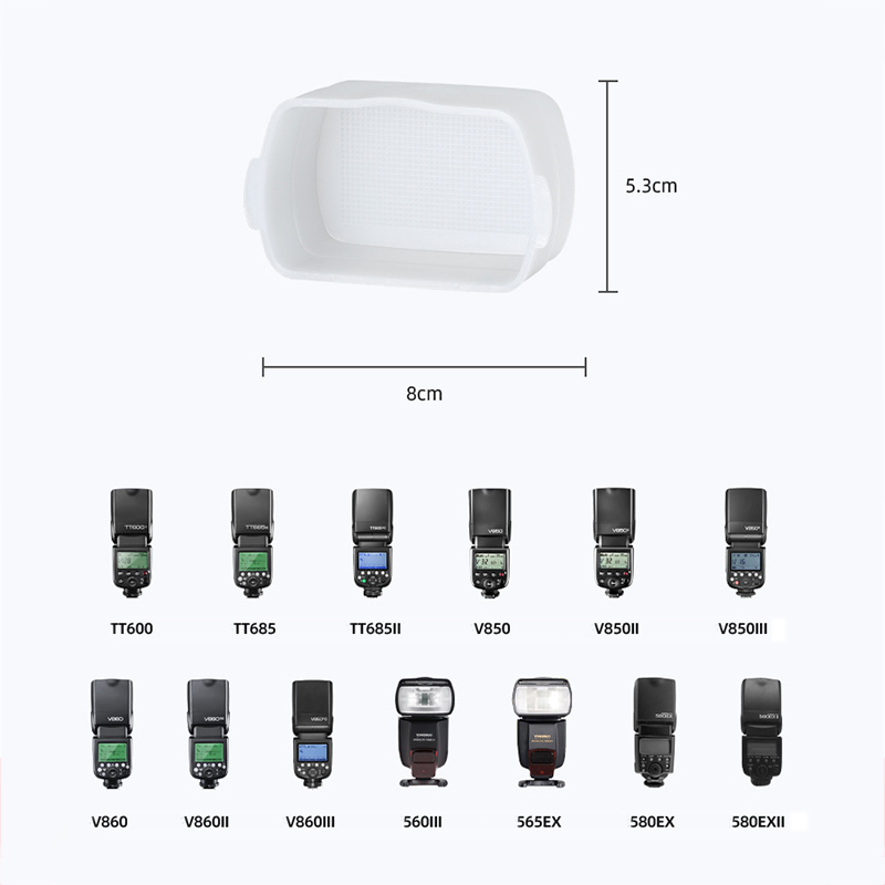 Купольный рассеиватель вспышки – обзор и цена Godox Speedlite Flash