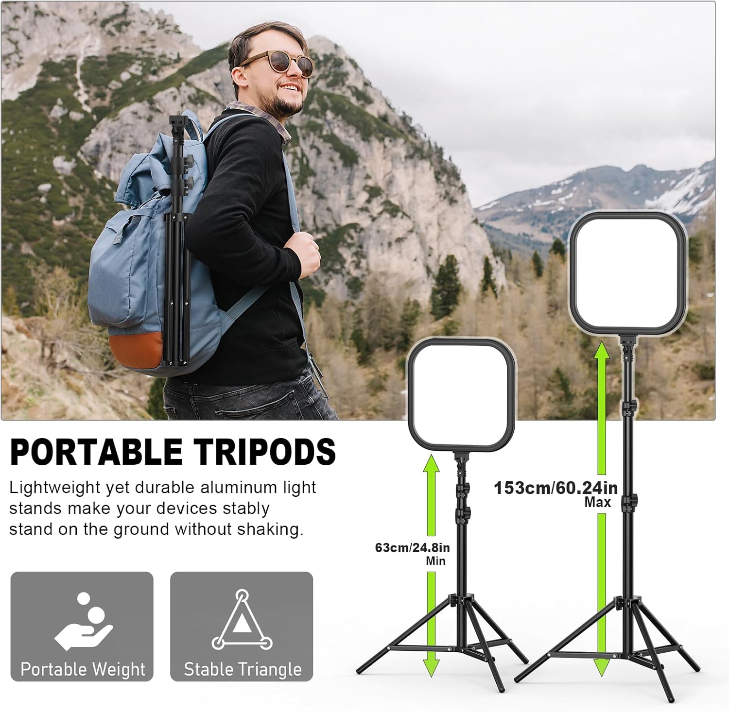 Комплект из 2 светодиодных вид – обзор и цена Altson Photography Video Lighting Kit