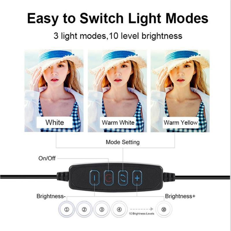 Светодиодный кольцевой светиль – обзор и цена Photography Lighting Ring