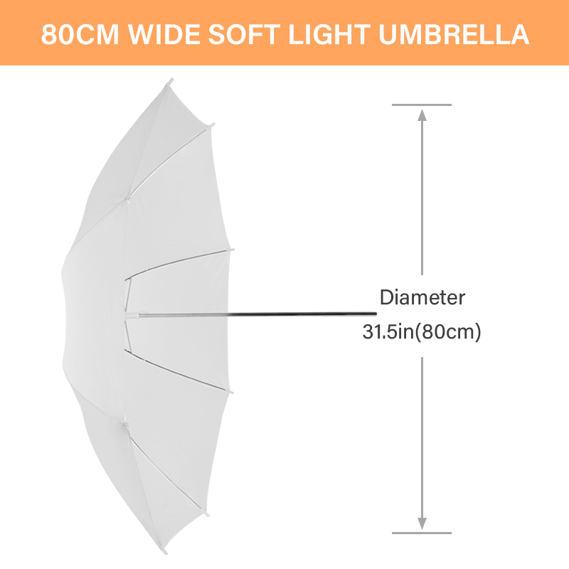 Прозрачный белый светорассеива – обзор и цена Photography Lighting Umbrella