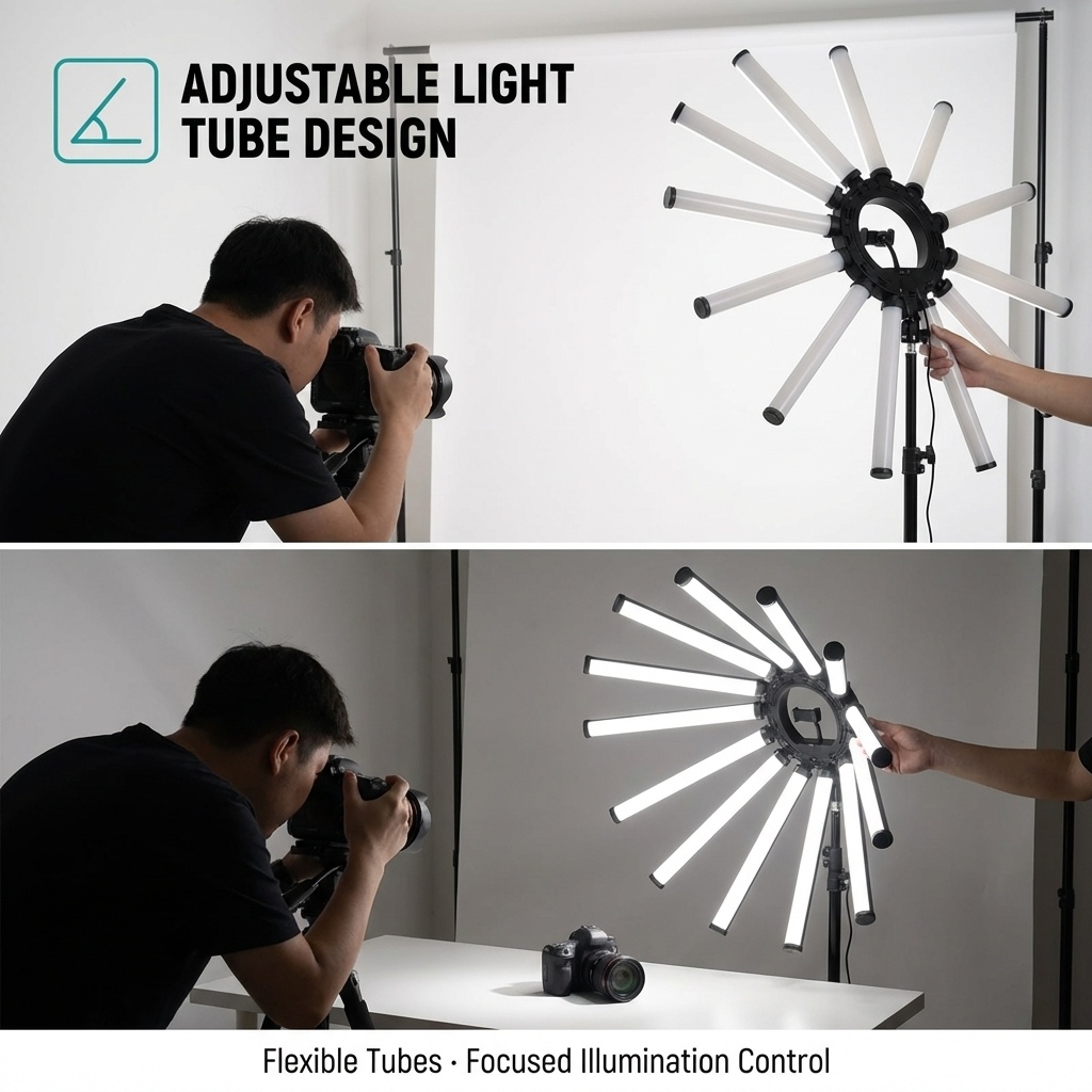 Комплект для фотосъемки с 12-ю – обзор и цена Photography Lighting Ring